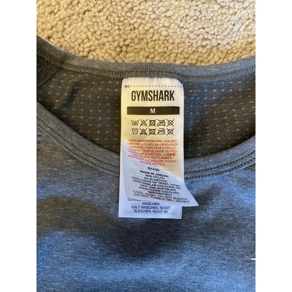 Gymshark Women's Vital Seamless 2.0 Long Sleeve Crop Top Size M - Picture 3 of 3